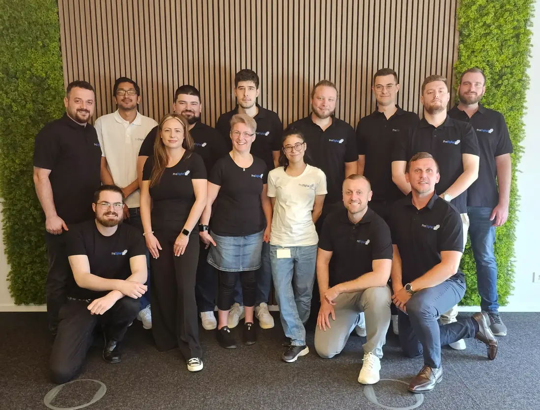 Group photo of the ProDigital team
